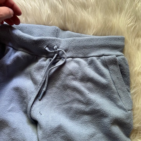 Zara Womens Sweatpants Joggers White Gray Tie Dye Pockets Elastic Waist Lounge M - Picture 4 of 5